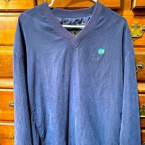 Oversized V-neck soft sweatshirt